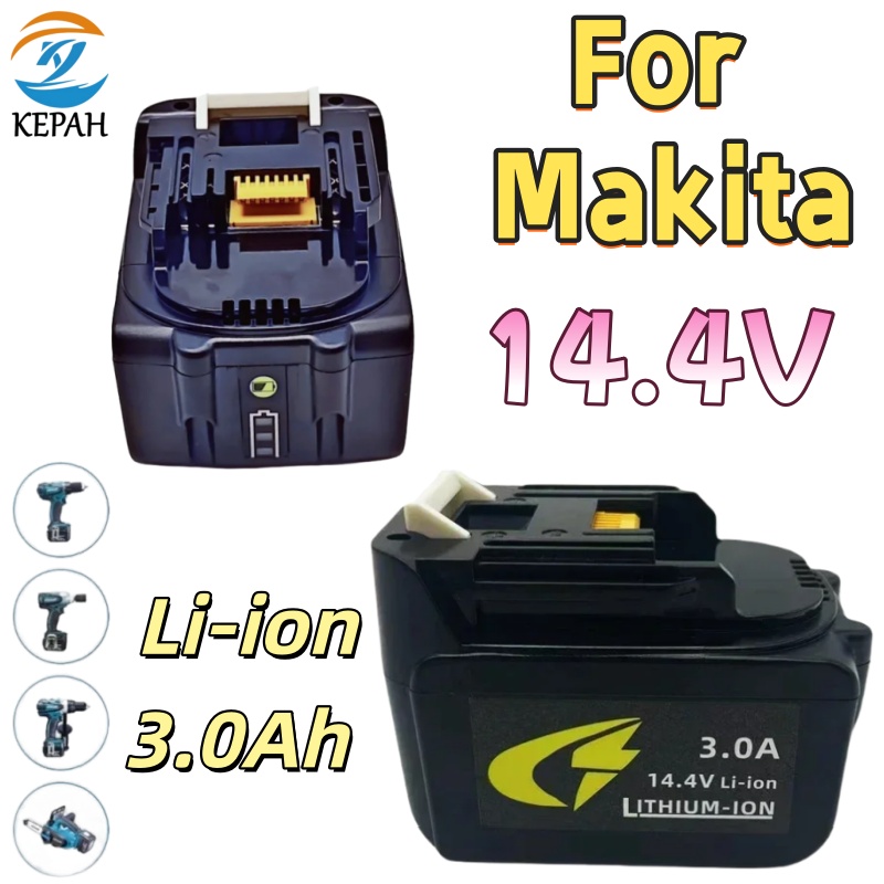 Makita Drill Hp1640 - For Makita 14.4V 3.0Ah Rechargeable Li-Ion