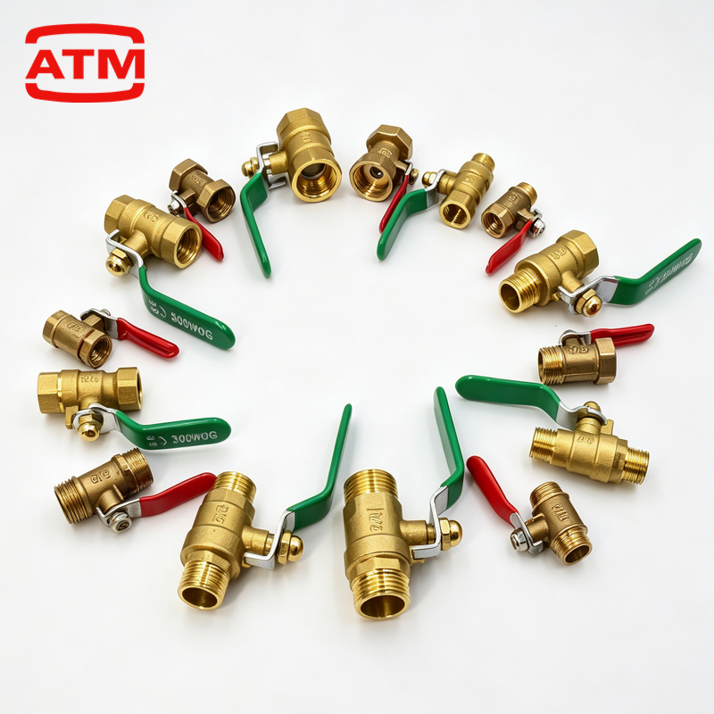 Compression Fitting Brass - 1/8' 1/4' 3/8' 1/2' Brass Small