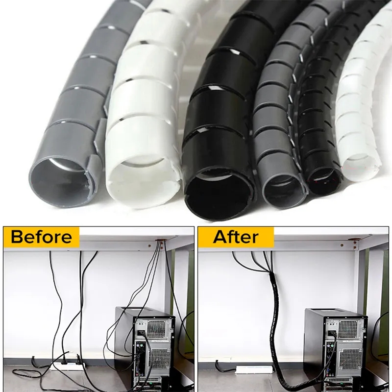 1/2M Flexible Spiral Cable Org - огляд і ціна Plastic Pipe Clip