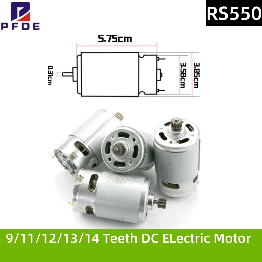 RS550 60W DC Motor 13teeth  9. - огляд і ціна Bosch Drill Gsb 18V