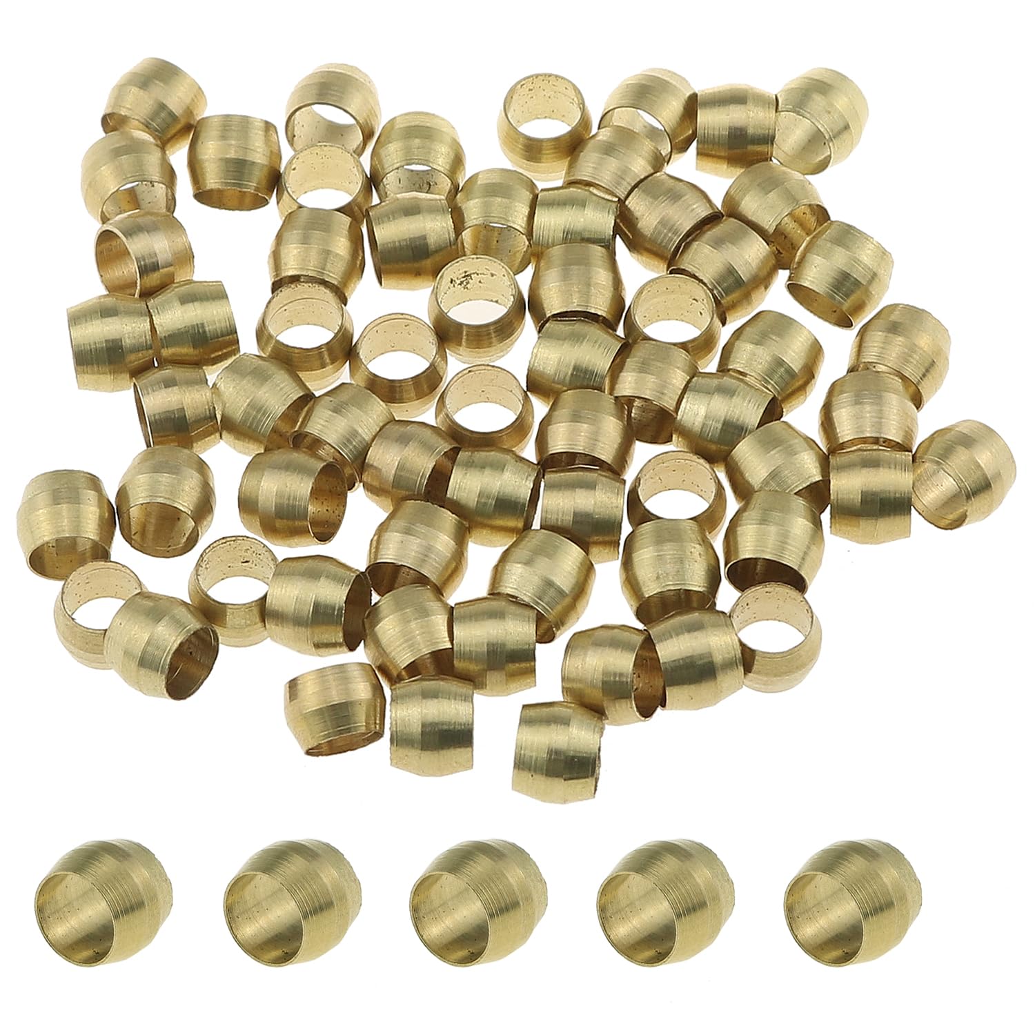 100PCS Brass Ferrule Sleeve Fe - огляд і ціна Compression Fitting Brass